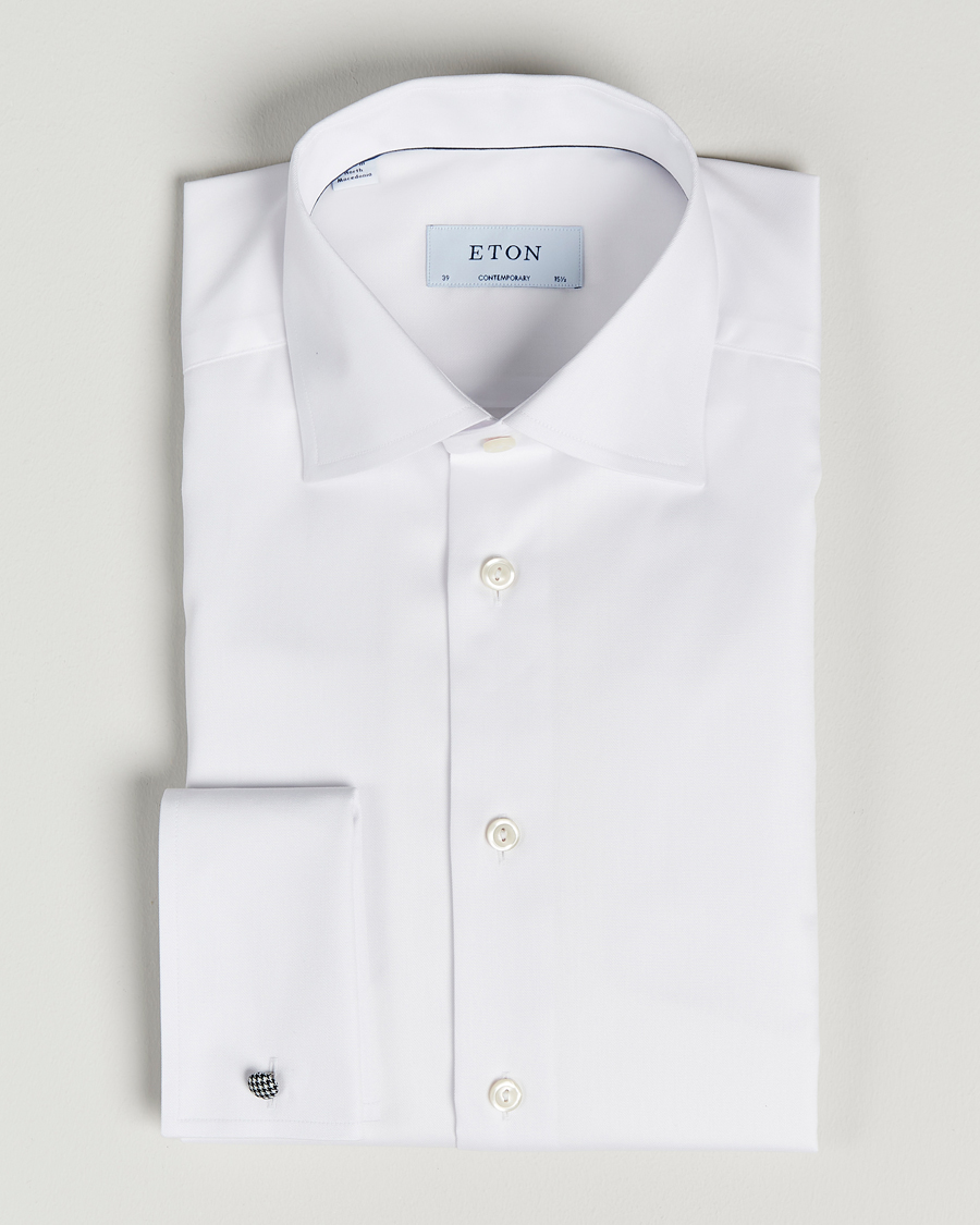 Mies | Kauluspaidat | Eton | Contemporary Fit Shirt Double Cuff White