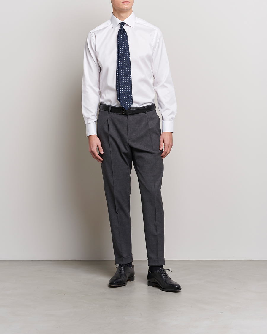 Mies | Kauluspaidat | Eton | Slim Fit Shirt Double Cuff White