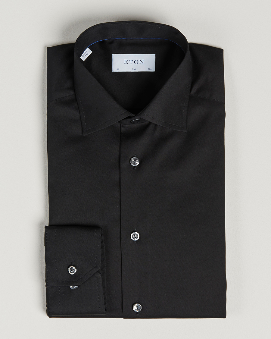 Miehet |  | Eton | Slim Fit Shirt Black