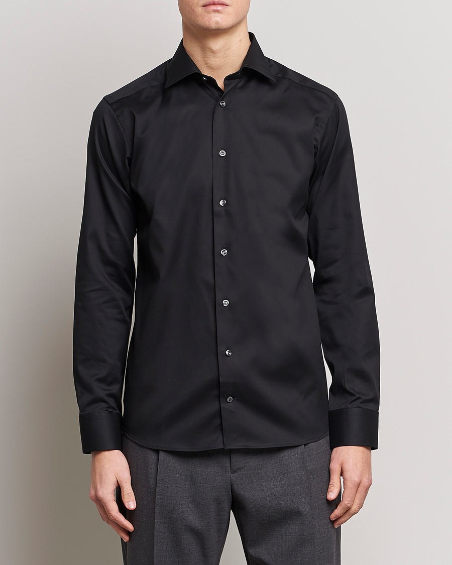 Mies | Kauluspaidat | Eton | Slim Fit Shirt Black