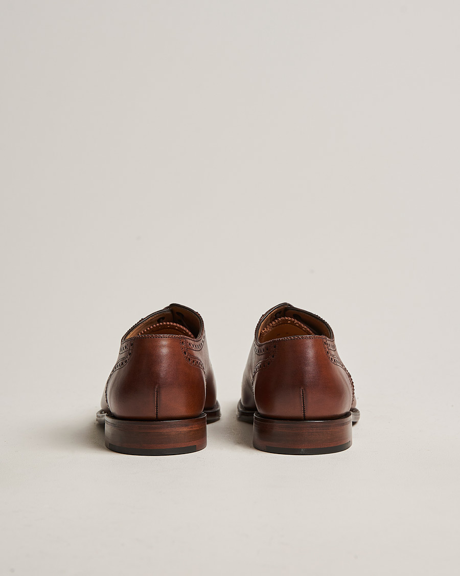 Mies | Loake 1880 Strand Brogue Mahogany Burnished Calf | Loake 1880 | Strand Brogue Mahogany Burnished Calf
