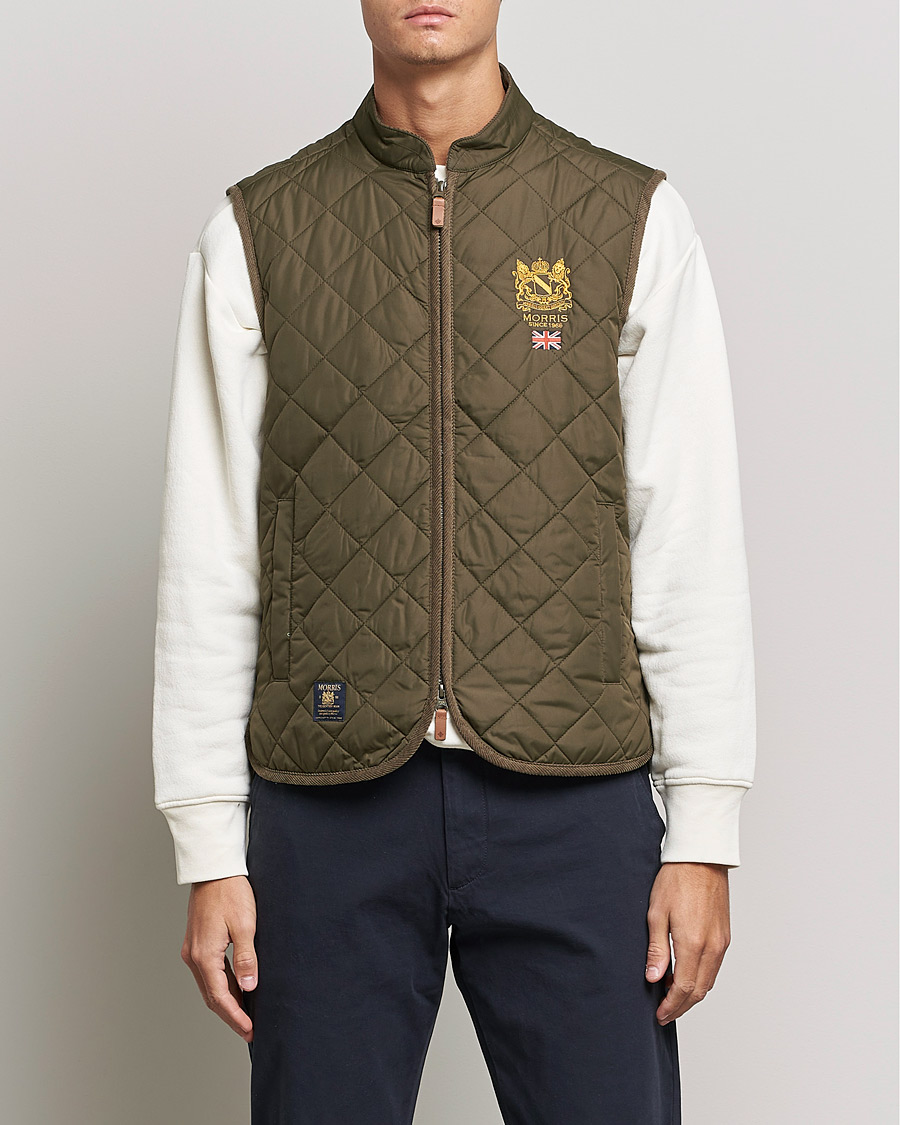 Mies |  | Morris | Trenton Quilted Vest Olive
