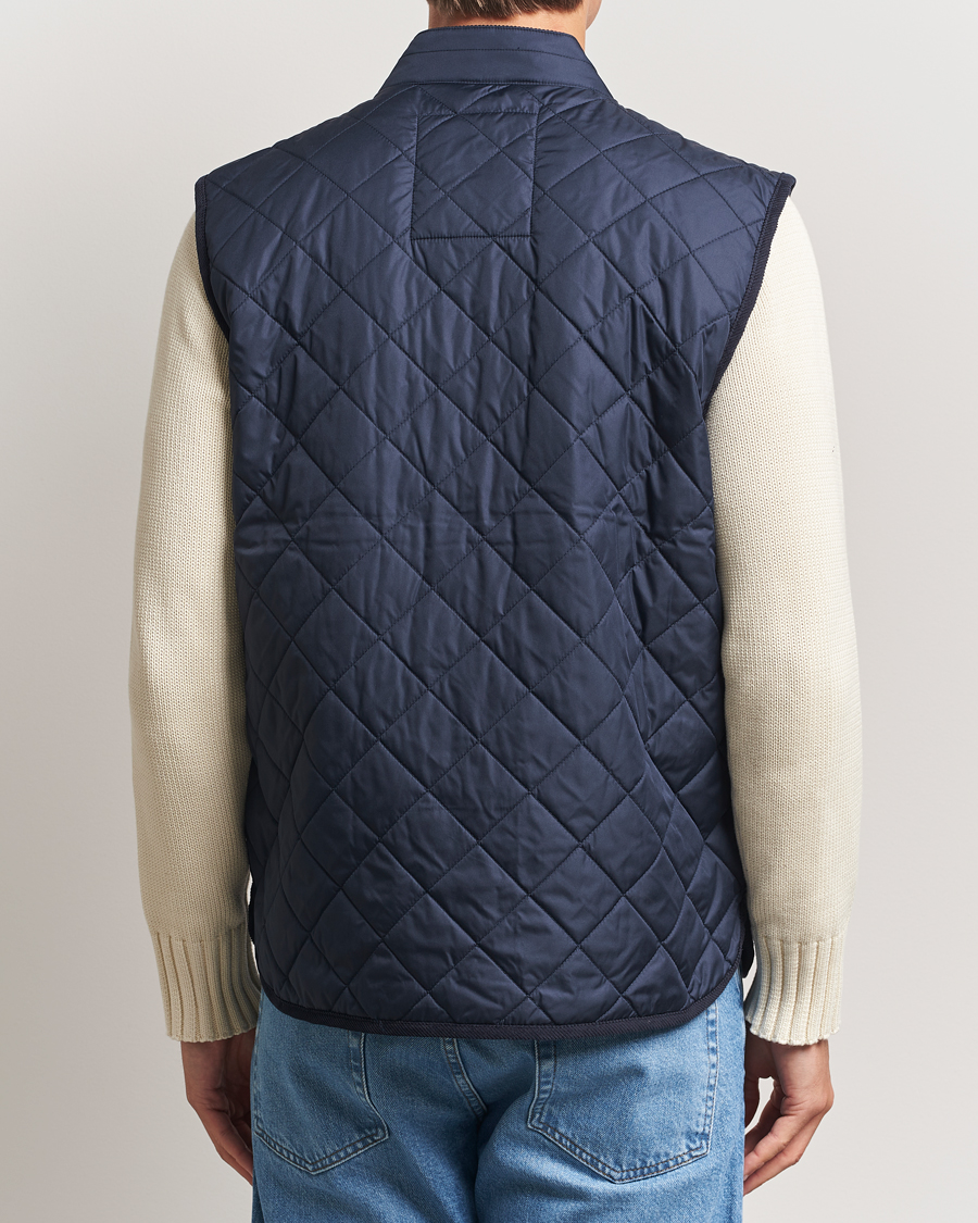 Mies | Ulkoliivit | Morris | Trenton Quilted Vest Old Blue