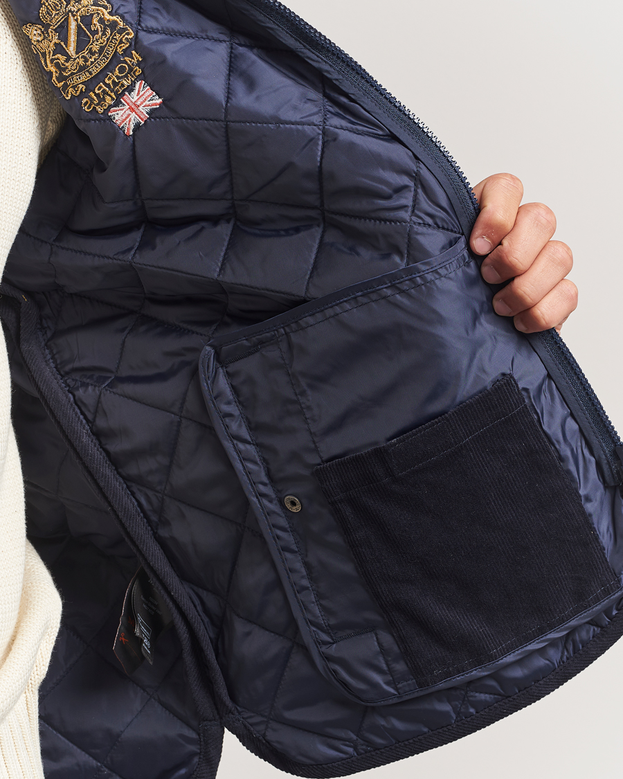 Mies | Ulkoliivit | Morris | Trenton Quilted Vest Old Blue