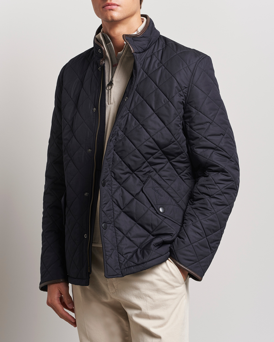 Mies | Klassiset takit | Barbour Lifestyle | Powell Quilted Jacket Navy