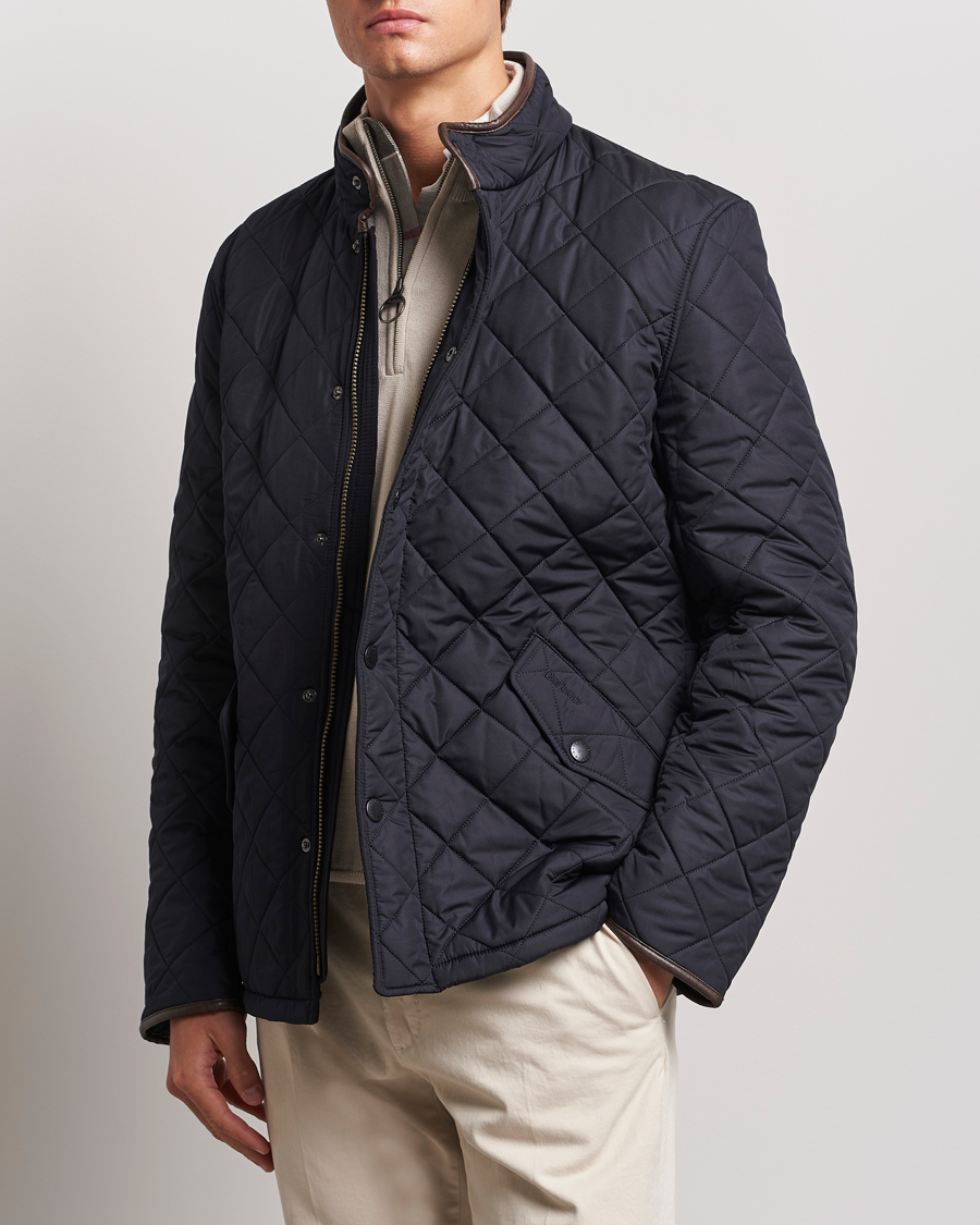 Mies | Takit | Barbour Lifestyle | Powell Quilted Jacket Navy
