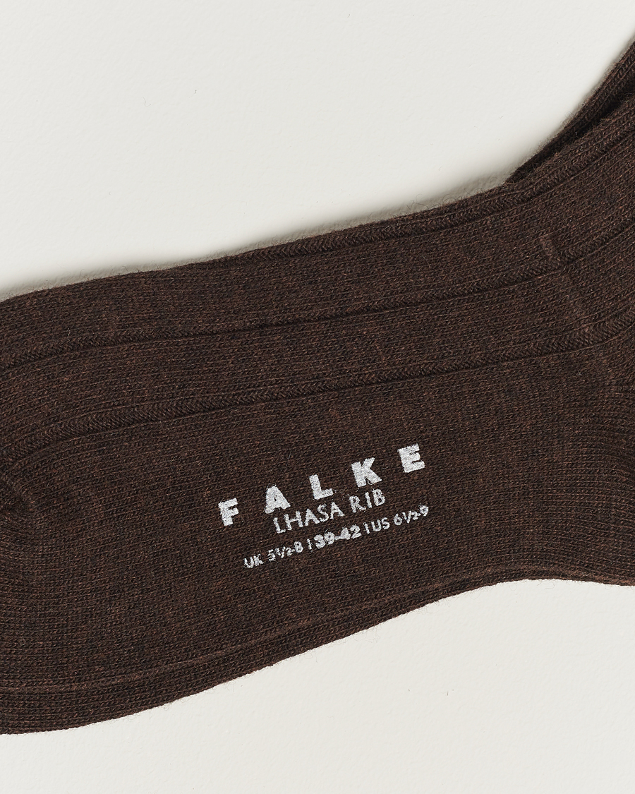 Mies |  | Falke | Lhasa Cashmere Socks Brown