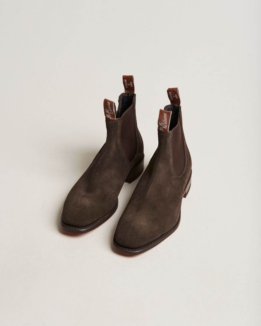 Mies | R.M.Williams Craftsman G Boot Suede Chocolate | R.M.Williams | Craftsman G Boot Suede Chocolate