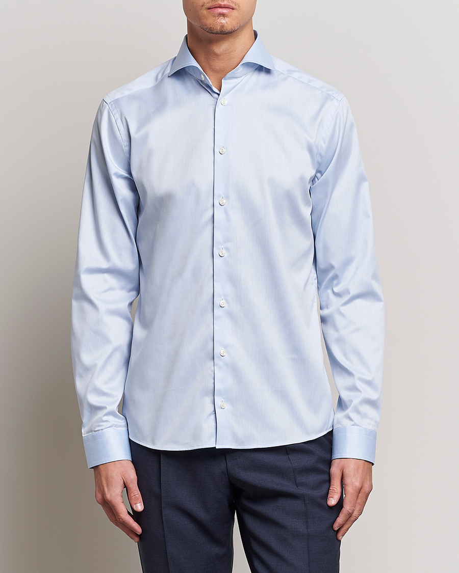 Mies | Bisnespaidat | Eton | Super Slim Fit Shirt Blue