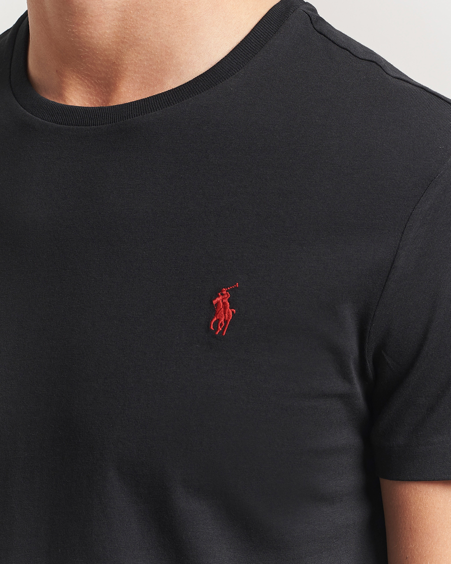Mies | T-paidat | Polo Ralph Lauren | Custom Slim Fit Tee RL Black