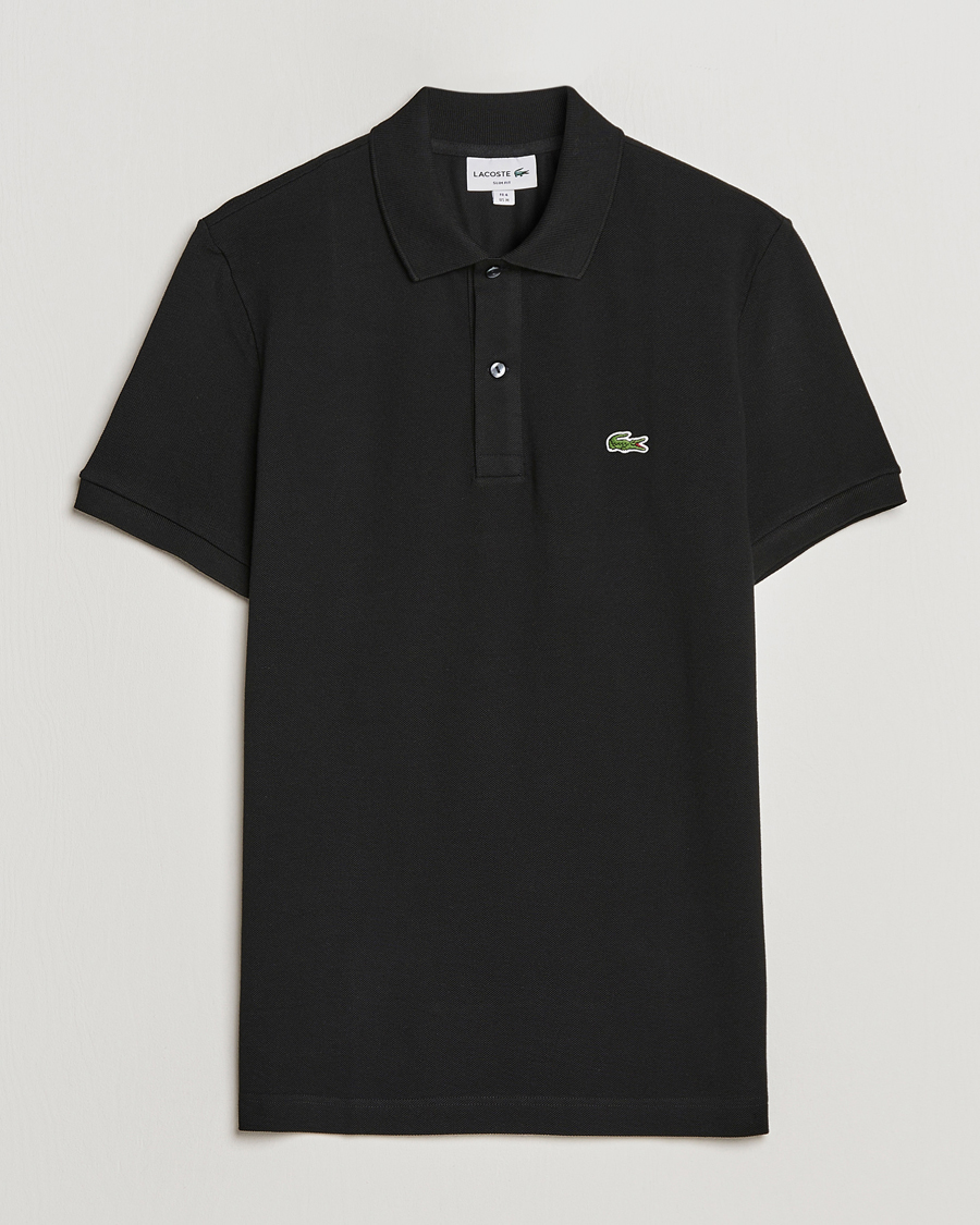 Mies | Pikeet | Lacoste | Slim Fit Polo Piké Black