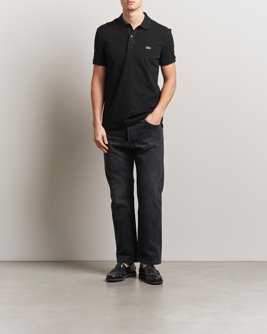 Mies | Pikeet | Lacoste | Slim Fit Polo Piké Black