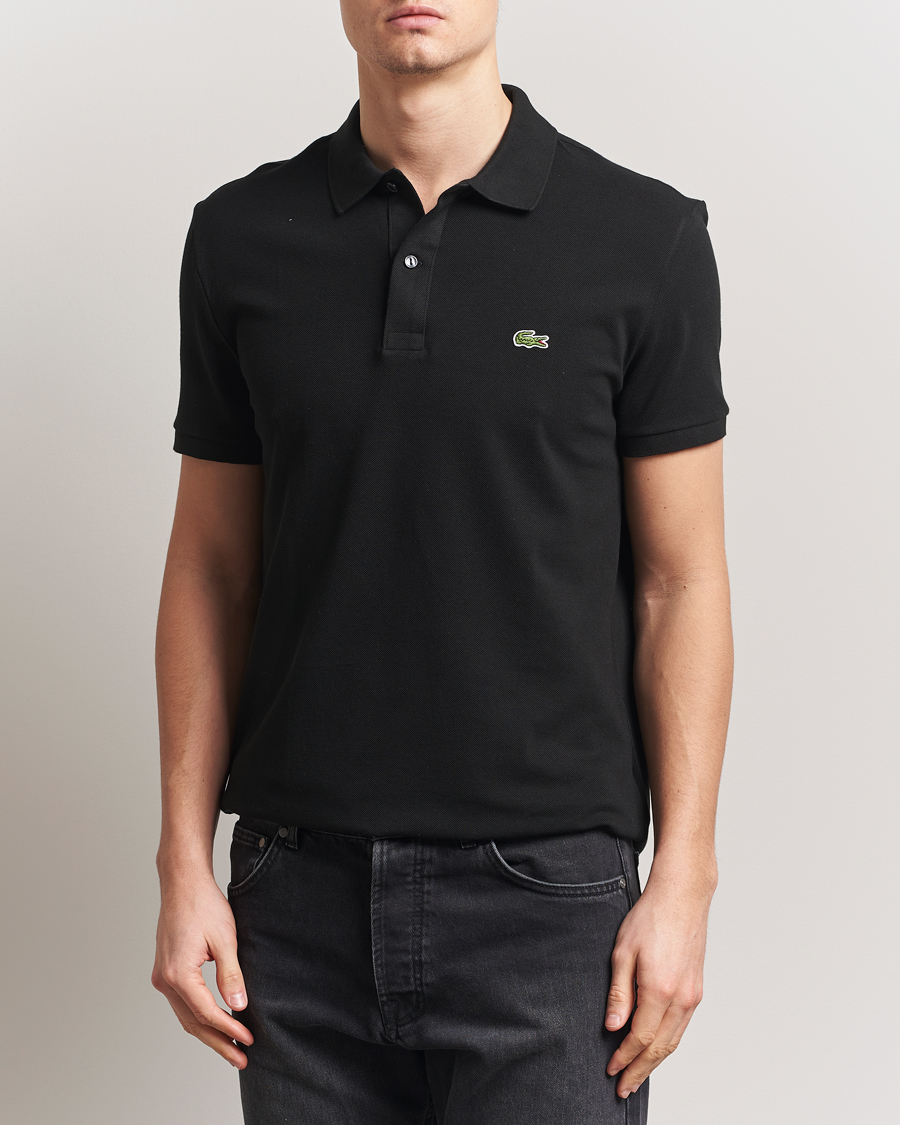 Mies | Pikeet | Lacoste | Slim Fit Polo Piké Black