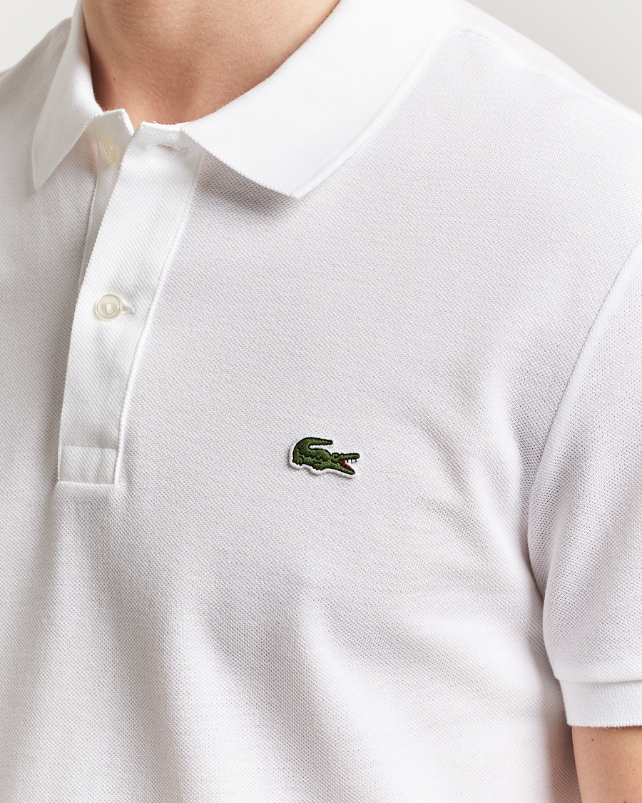Mies | Pikeet | Lacoste | Slim Fit Polo Piké White