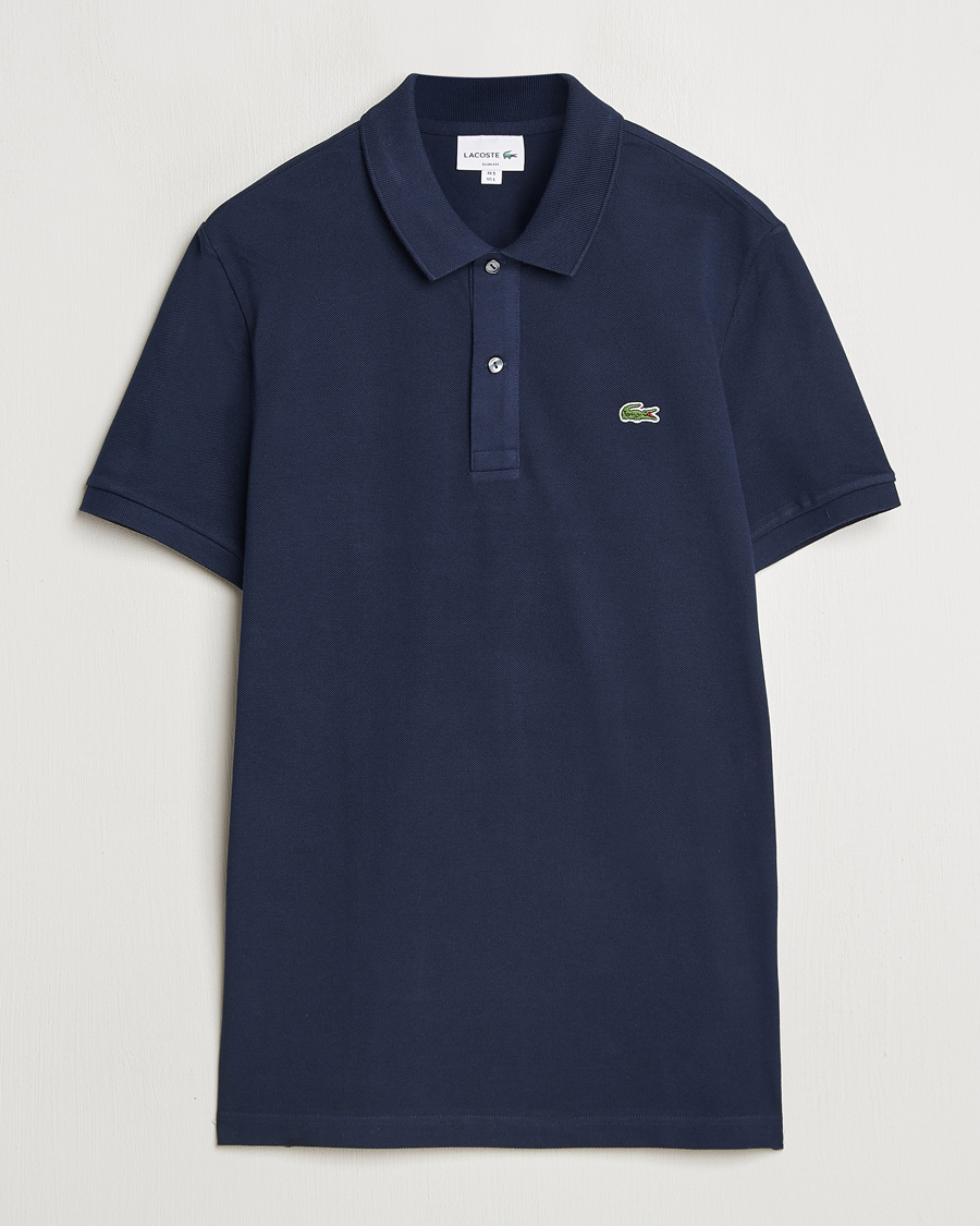 Mies | Pikeet | Lacoste | Slim Fit Polo Piké Navy Blue