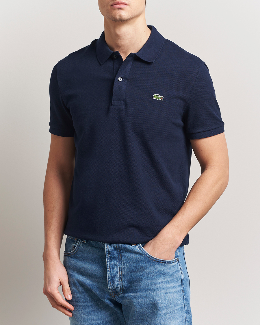 Mies | Pikeet | Lacoste | Slim Fit Polo Piké Navy Blue