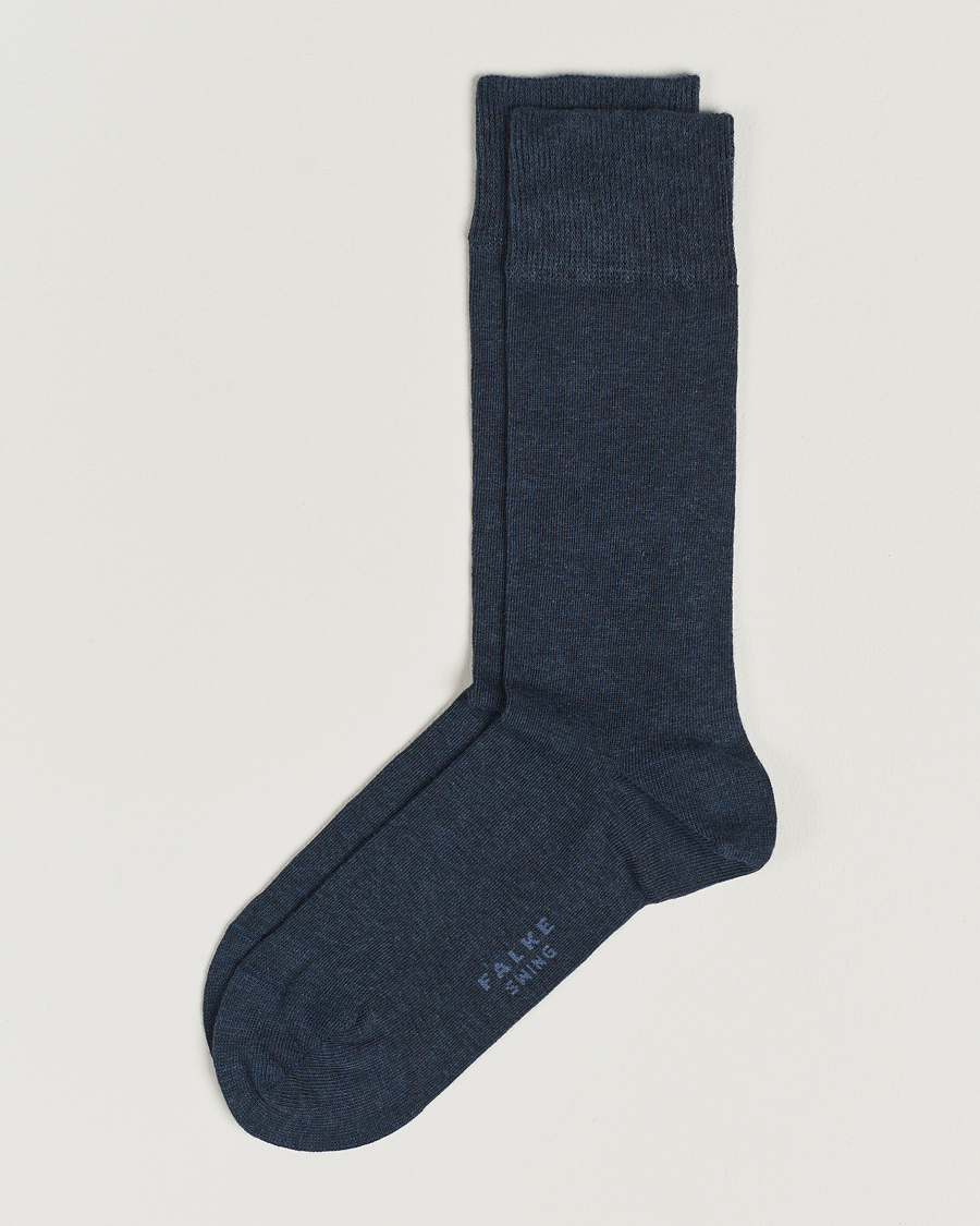 Mies | Alusvaatteet | Falke | Swing 2-Pack Socks Blue Melange