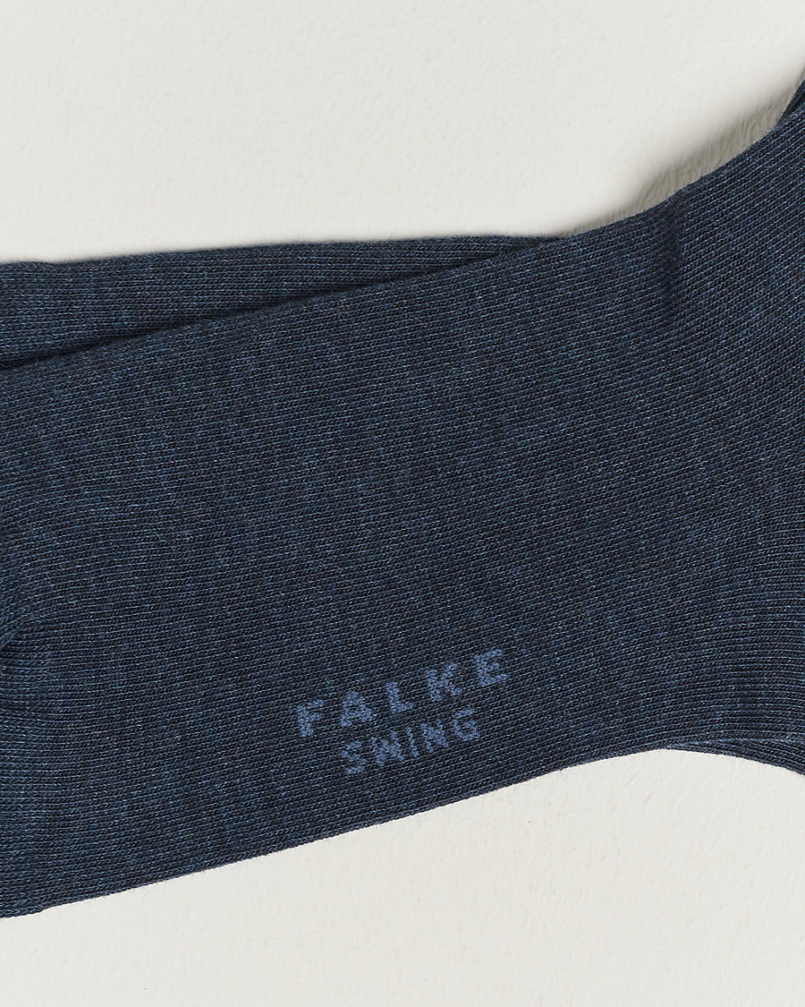Mies | Alusvaatteet | Falke | Swing 2-Pack Socks Blue Melange