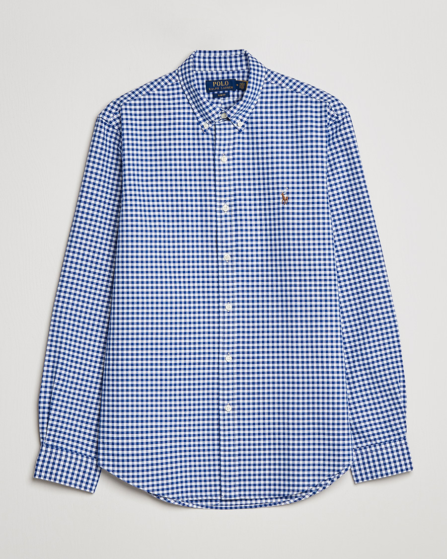 Mies | Kauluspaidat | Polo Ralph Lauren | Slim Fit Shirt Oxford Blue/White Gingham