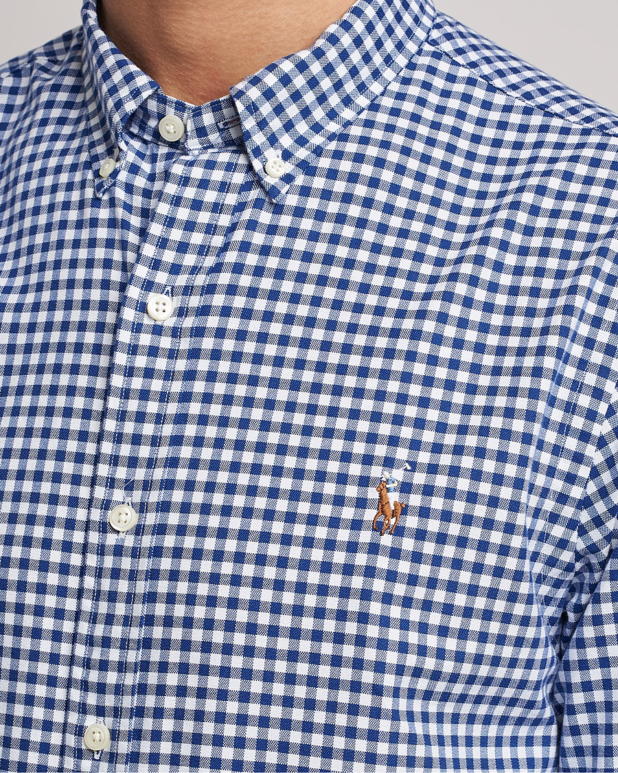 Mies | Kauluspaidat | Polo Ralph Lauren | Slim Fit Shirt Oxford Blue/White Gingham