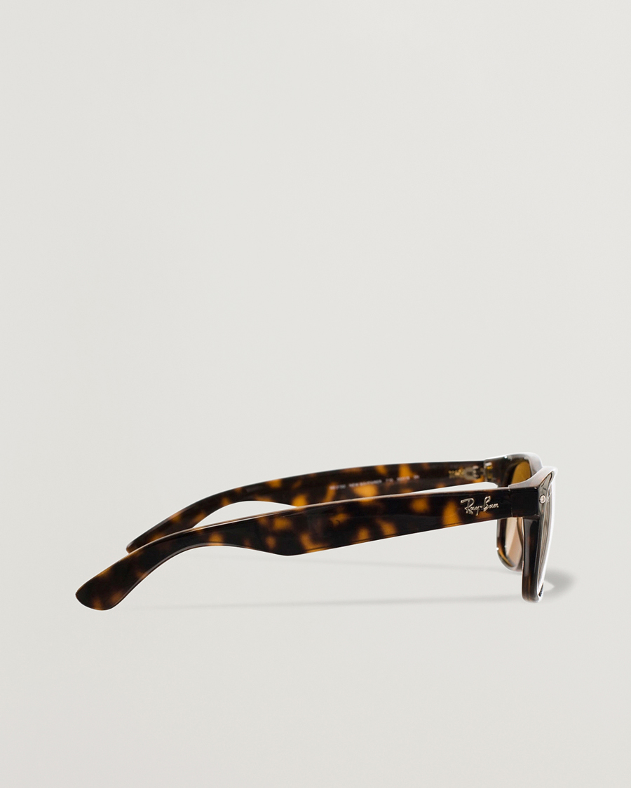 Mies | Aurinkolasit | Ray-Ban | New Wayfarer Sunglasses Light Havana/Crystal Brown