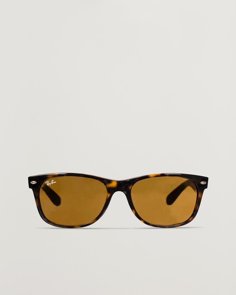 Mies | Aurinkolasit | Ray-Ban | New Wayfarer Sunglasses Light Havana/Crystal Brown