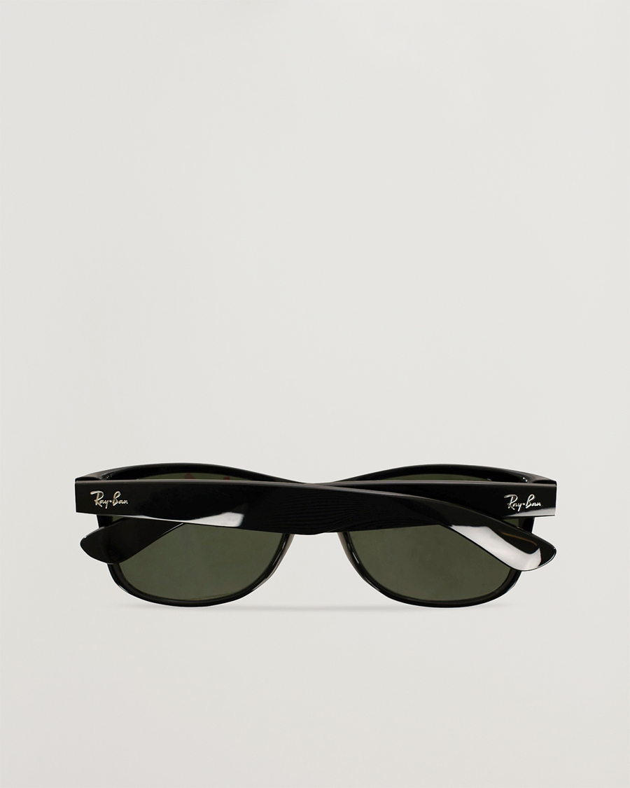 Mies | Aurinkolasit | Ray-Ban | New Wayfarer Sunglasses Black/Crystal Green