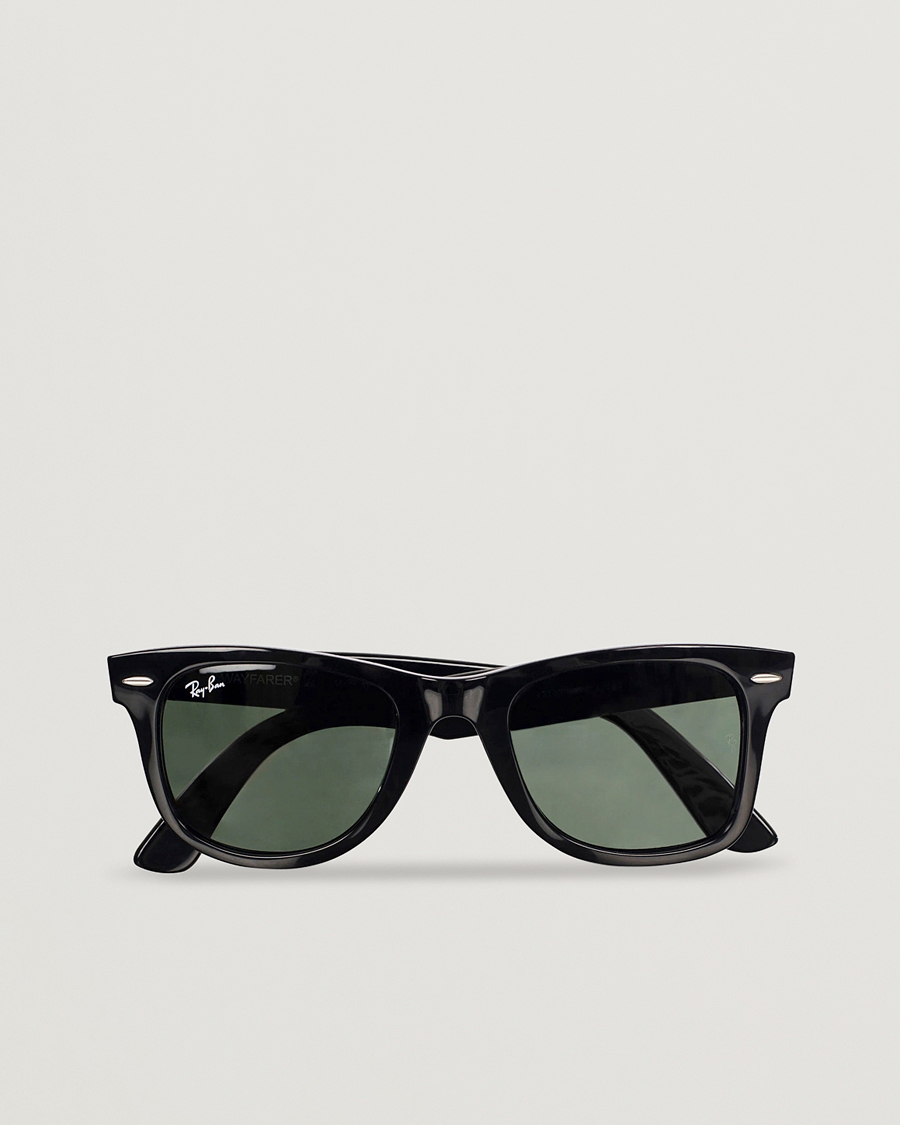 Mies | Aurinkolasit | Ray-Ban | Original Wayfarer Sunglasses Black/Crystal Green