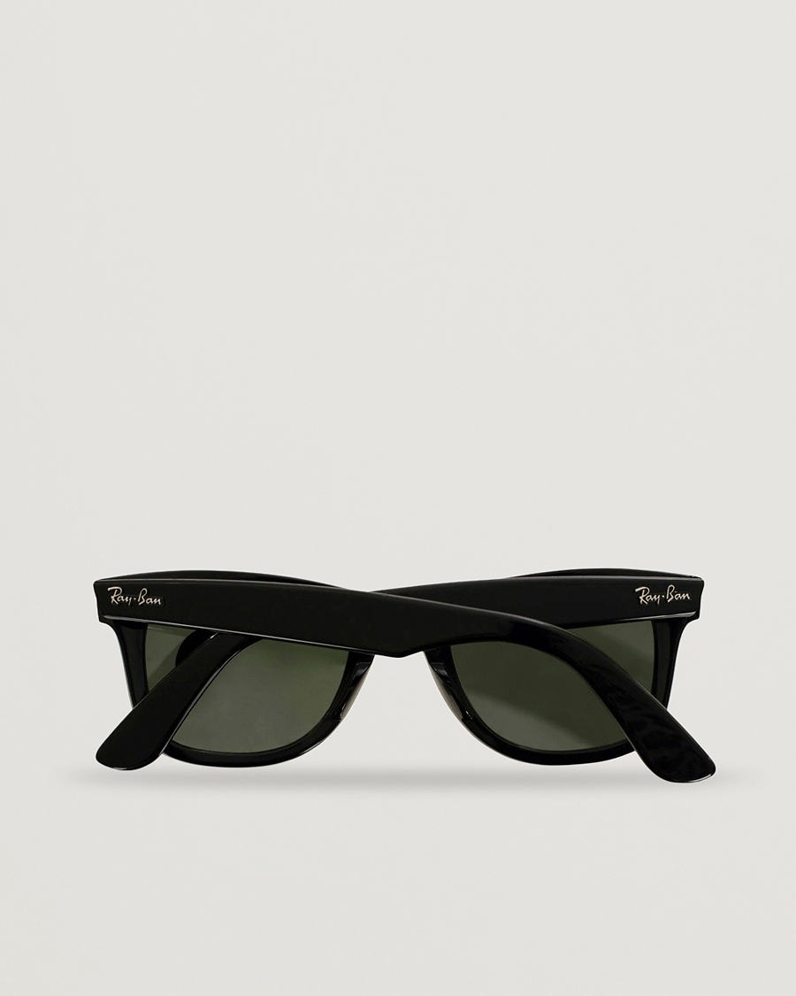 Mies | Aurinkolasit | Ray-Ban | Original Wayfarer Sunglasses Black/Crystal Green