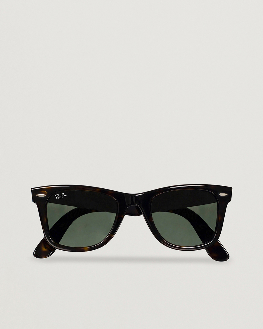 Mies | Aurinkolasit | Ray-Ban | Original Wayfarer Sunglasses Tortoise/Crystal Green