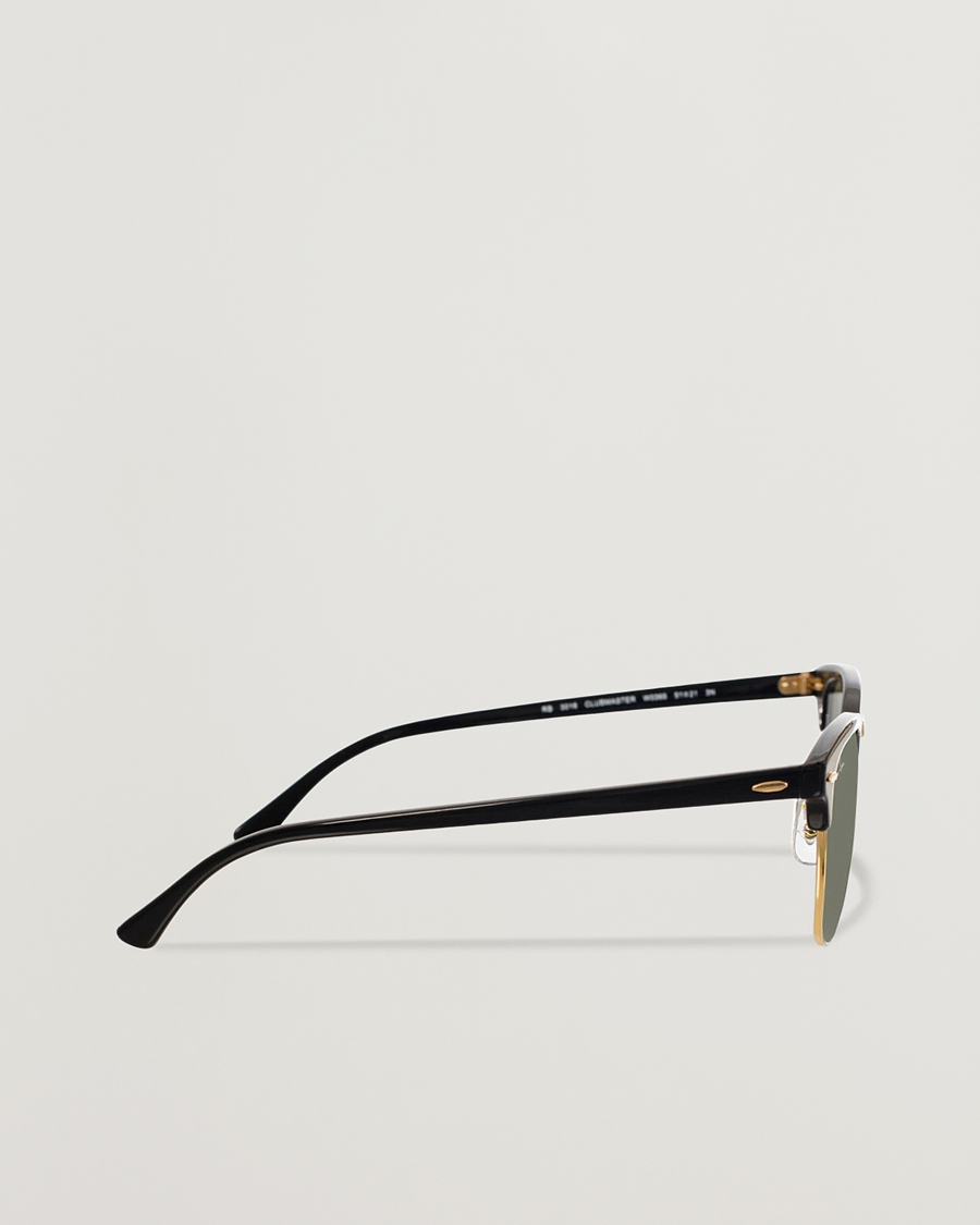 Mies | Aurinkolasit | Ray-Ban | Clubmaster Sunglasses Ebony/Crystal Green