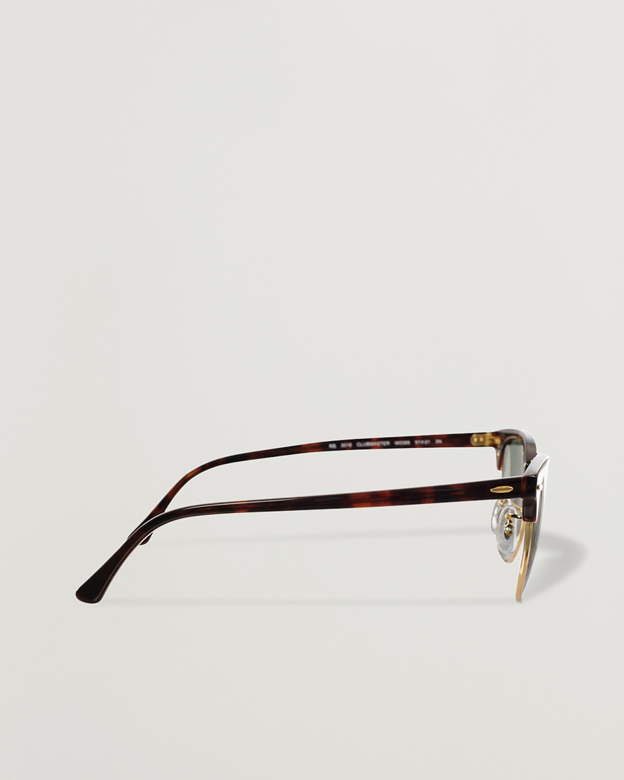 Mies | Aurinkolasit | Ray-Ban | Clubmaster Sunglasses Mock Tortoise/Crystal Green