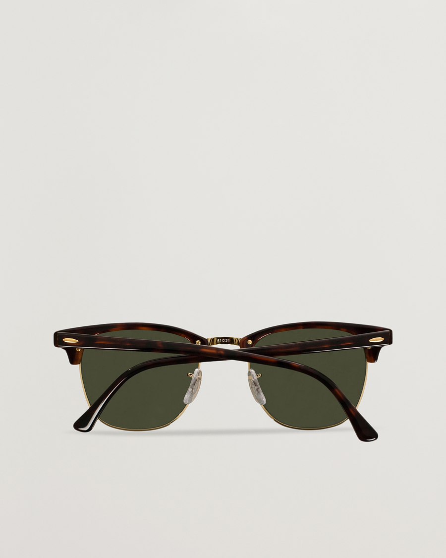 Mies | Aurinkolasit | Ray-Ban | Clubmaster Sunglasses Mock Tortoise/Crystal Green