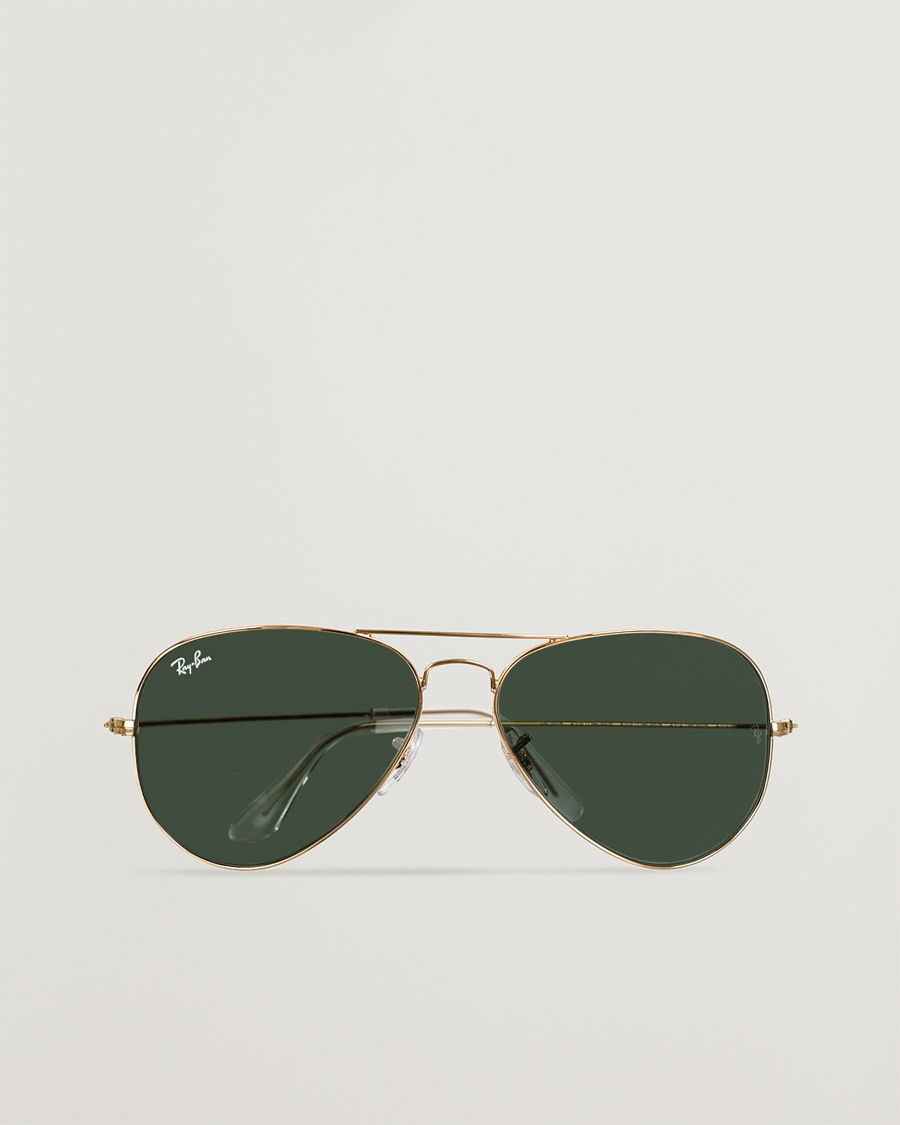 Mies | Aurinkolasit | Ray-Ban | 0RB3025 Aviator Large Metal Sunglasses Arista/Grey Green