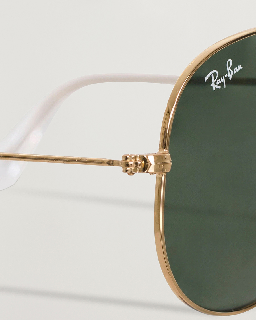 Mies | Aurinkolasit | Ray-Ban | 0RB3025 Aviator Large Metal Sunglasses Arista/Grey Green
