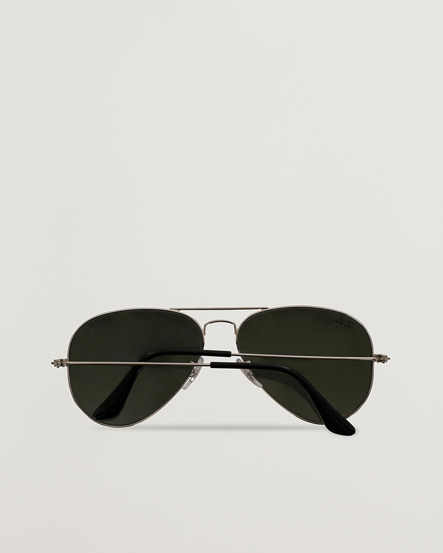 Mies | Aurinkolasit | Ray-Ban | 0RB3025 Aviator Large Metal Sunglasses Silver/Grey Mirror