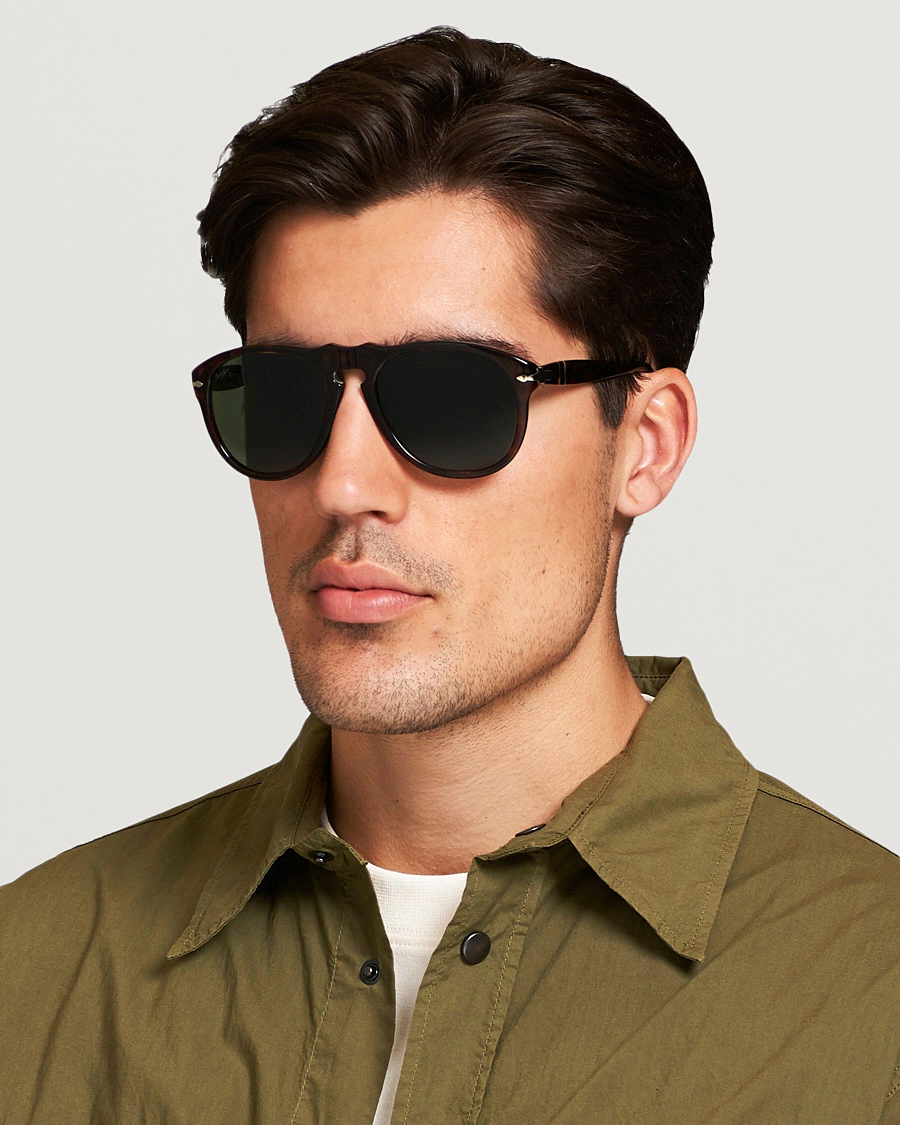 Mies | D-malliset aurinkolasit | Persol | 0PO0649 Sunglasses Havana/Crystal Green