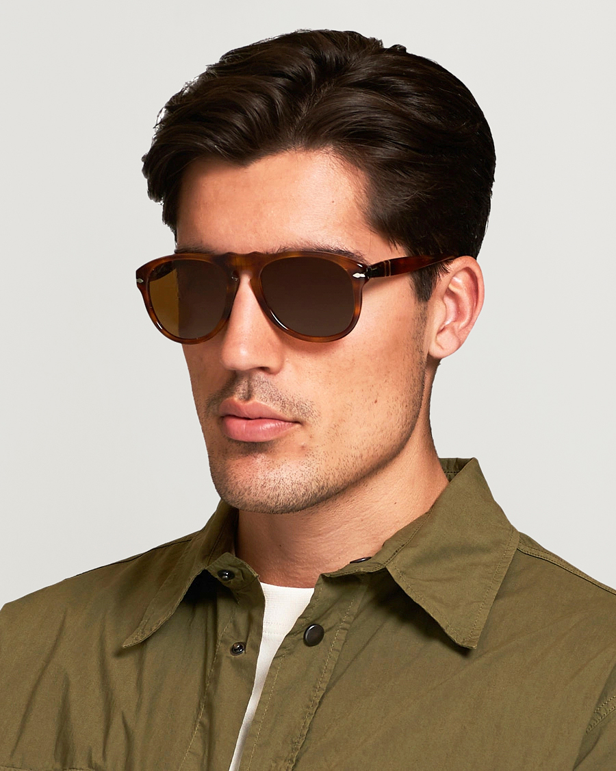 Mies | D-malliset aurinkolasit | Persol | 0PO0649 Sunglasses Light Havana/Crystal Brown
