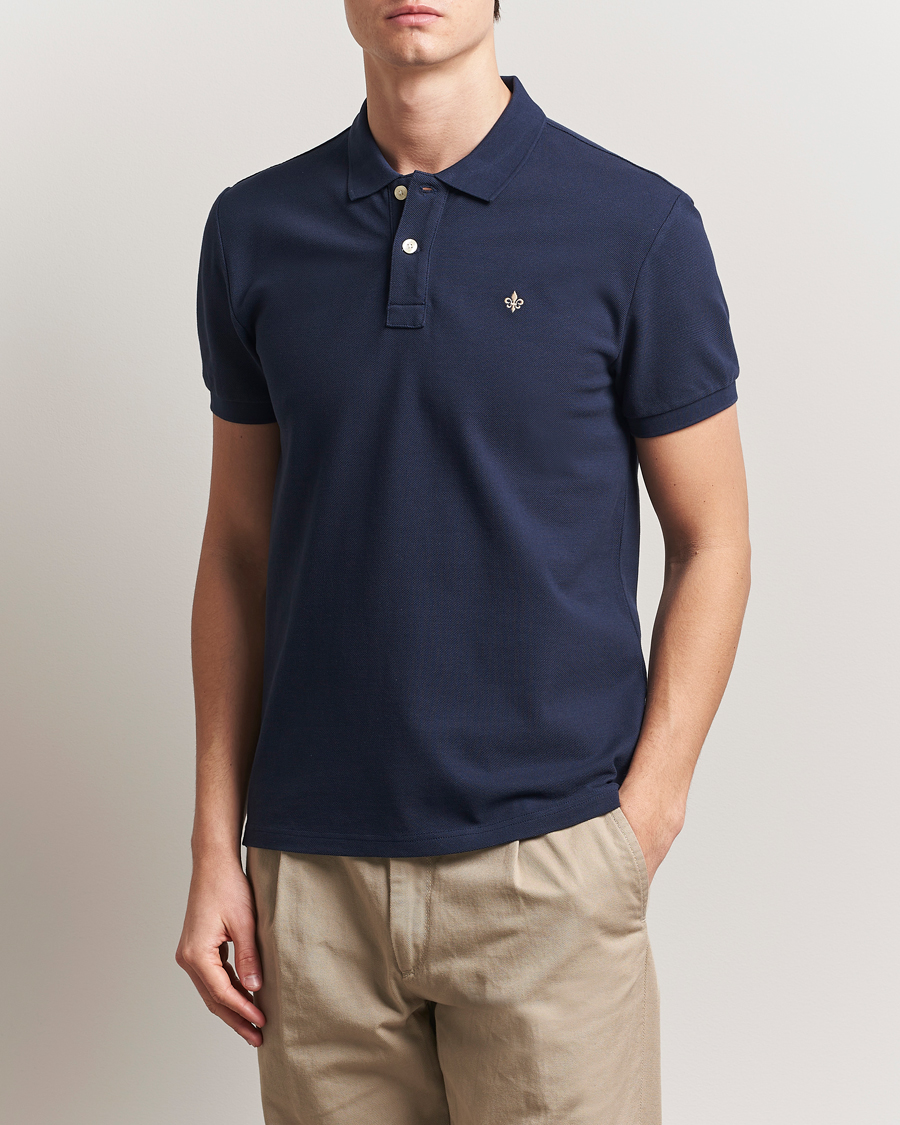 Mies | Pikeet | Morris | New Piqué Navy
