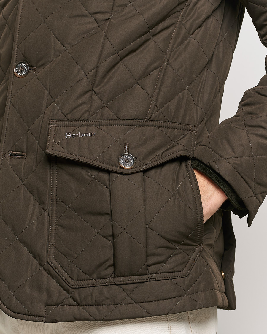 Mies | Barbour Lifestyle Quilted Lutz Jacket  Olive | Barbour Lifestyle | Quilted Lutz Jacket  Olive