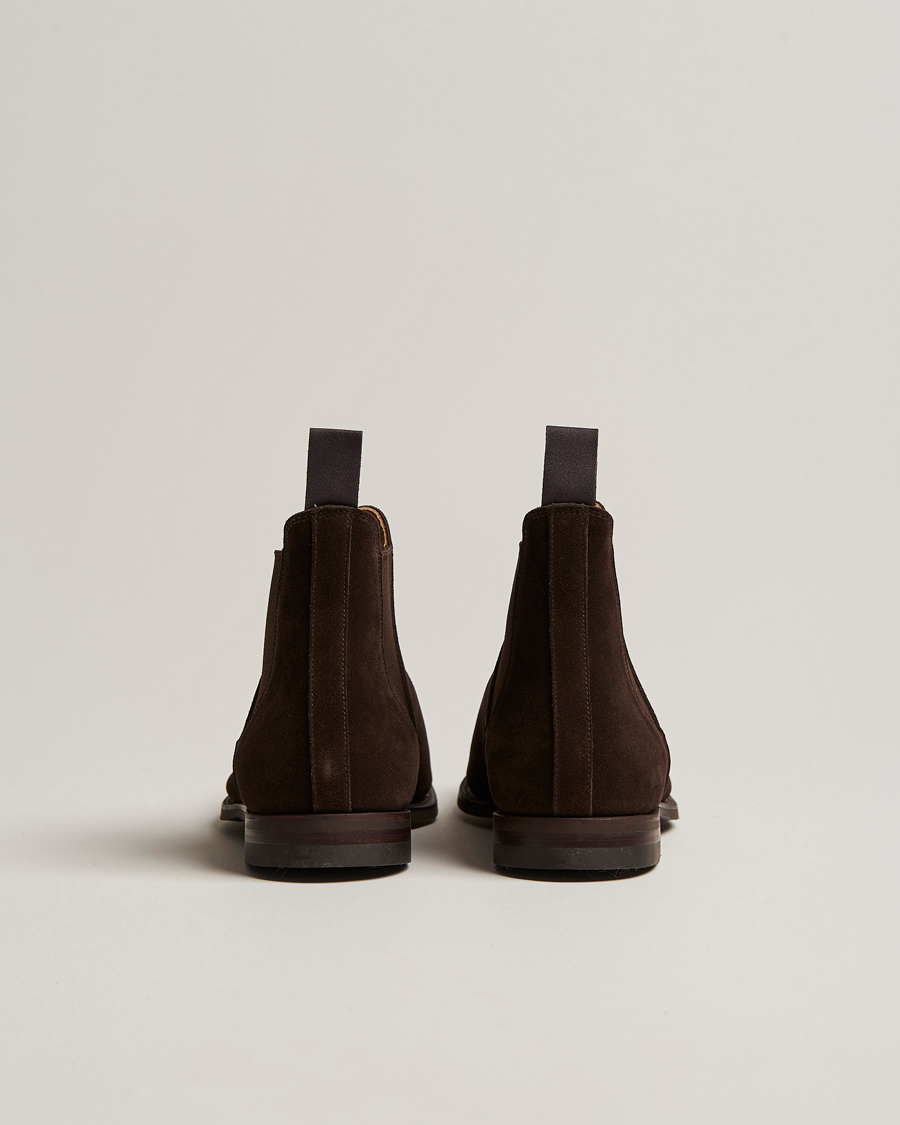 Mies | Nilkkurit | Crockett & Jones | Chelsea 8 Boot Dark Brown Suede