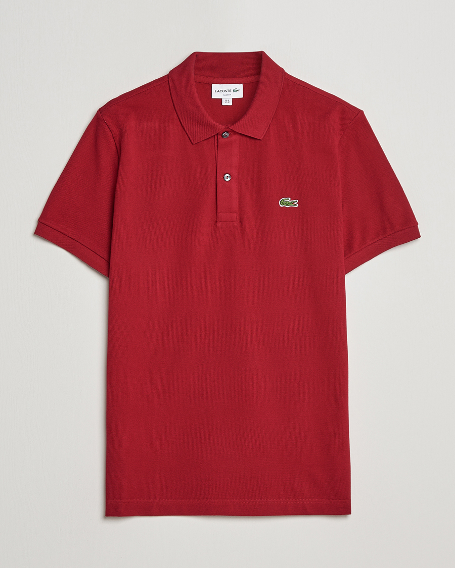 Mies | Pikeet | Lacoste | Slim Fit Polo Piké Bordeaux