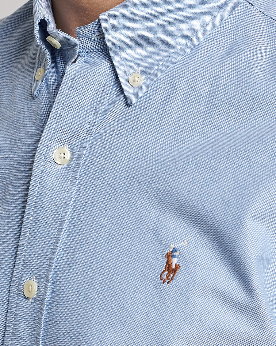Mies | Kauluspaidat | Polo Ralph Lauren | Custom Fit Oxford Shirt Blue