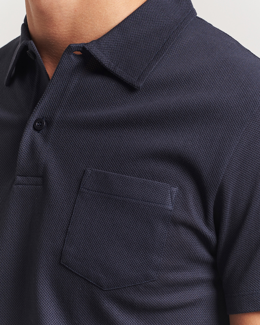 Mies | Pikeet | Sunspel | Riviera Polo Shirt Navy