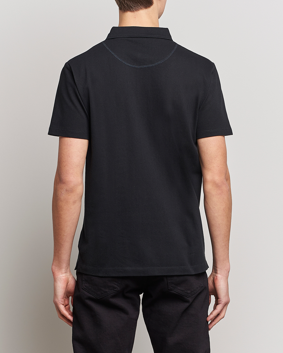 Mies | Pikeet | Sunspel | Riviera Polo Shirt Black