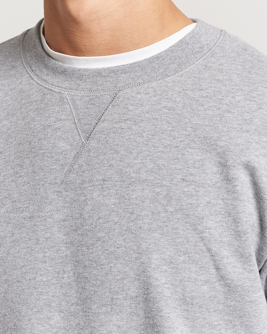 Mies | Puserot | Sunspel | Loopback Sweatshirt Grey Melange