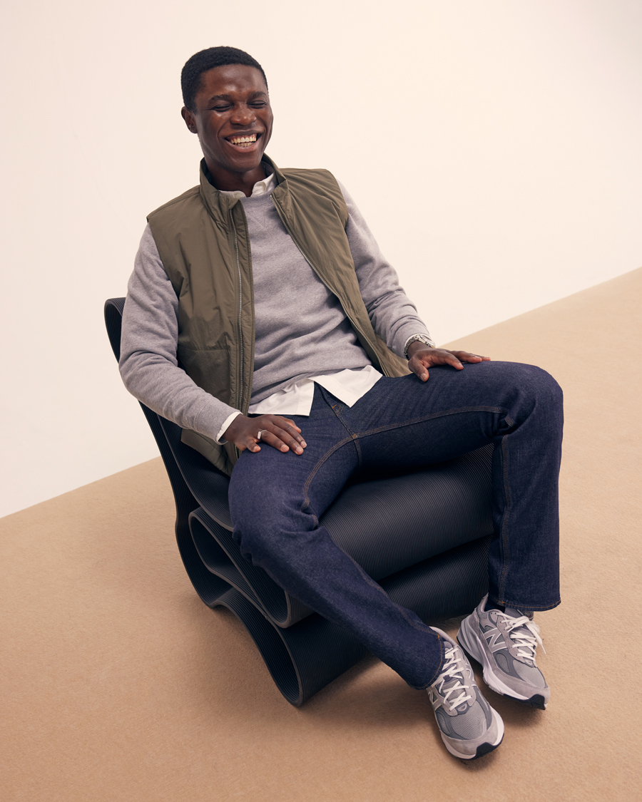 Mies | Puserot | Sunspel | Loopback Sweatshirt Grey Melange