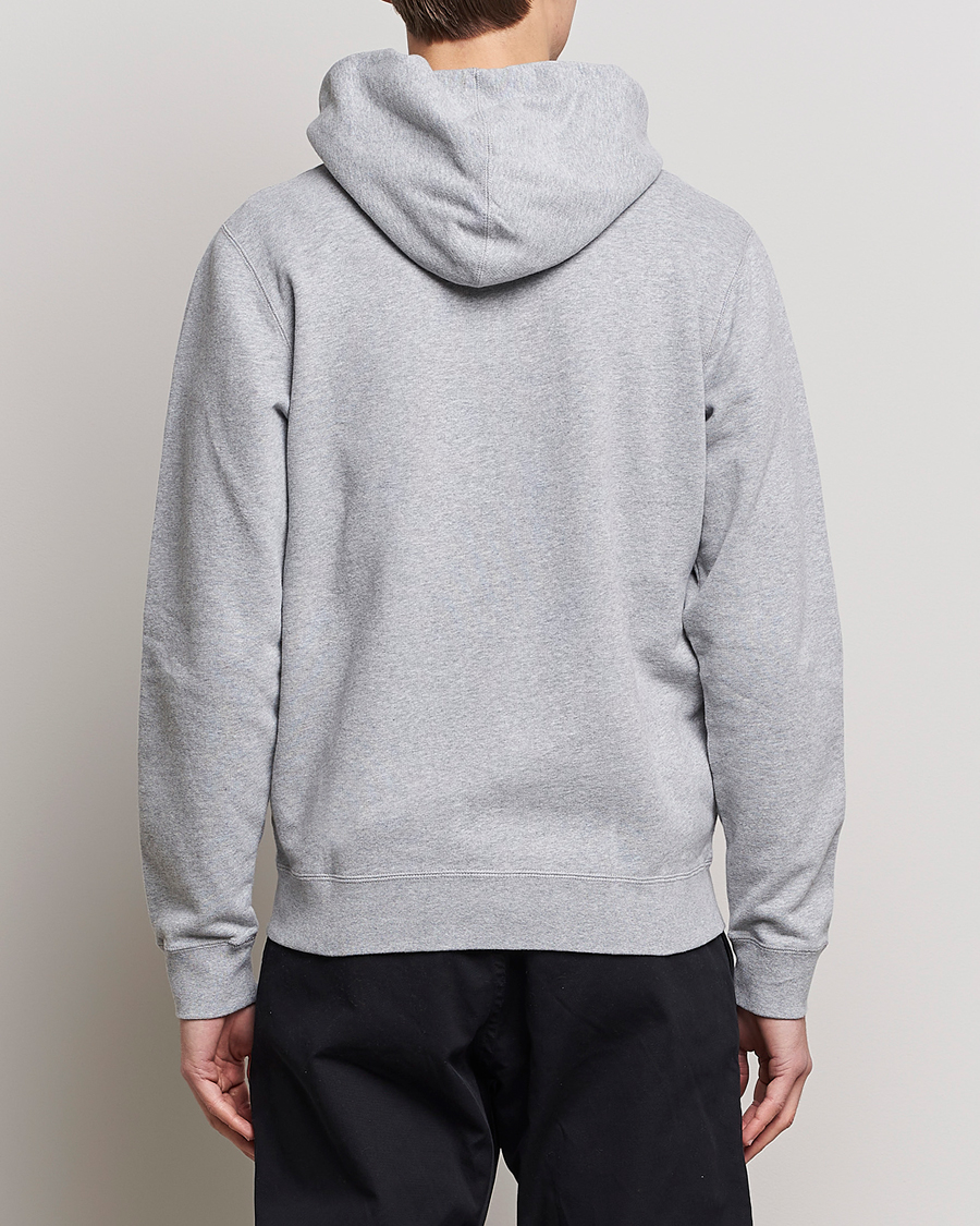 Mies | Puserot | Sunspel | Loopback Full Zip Hoodie Grey Melange