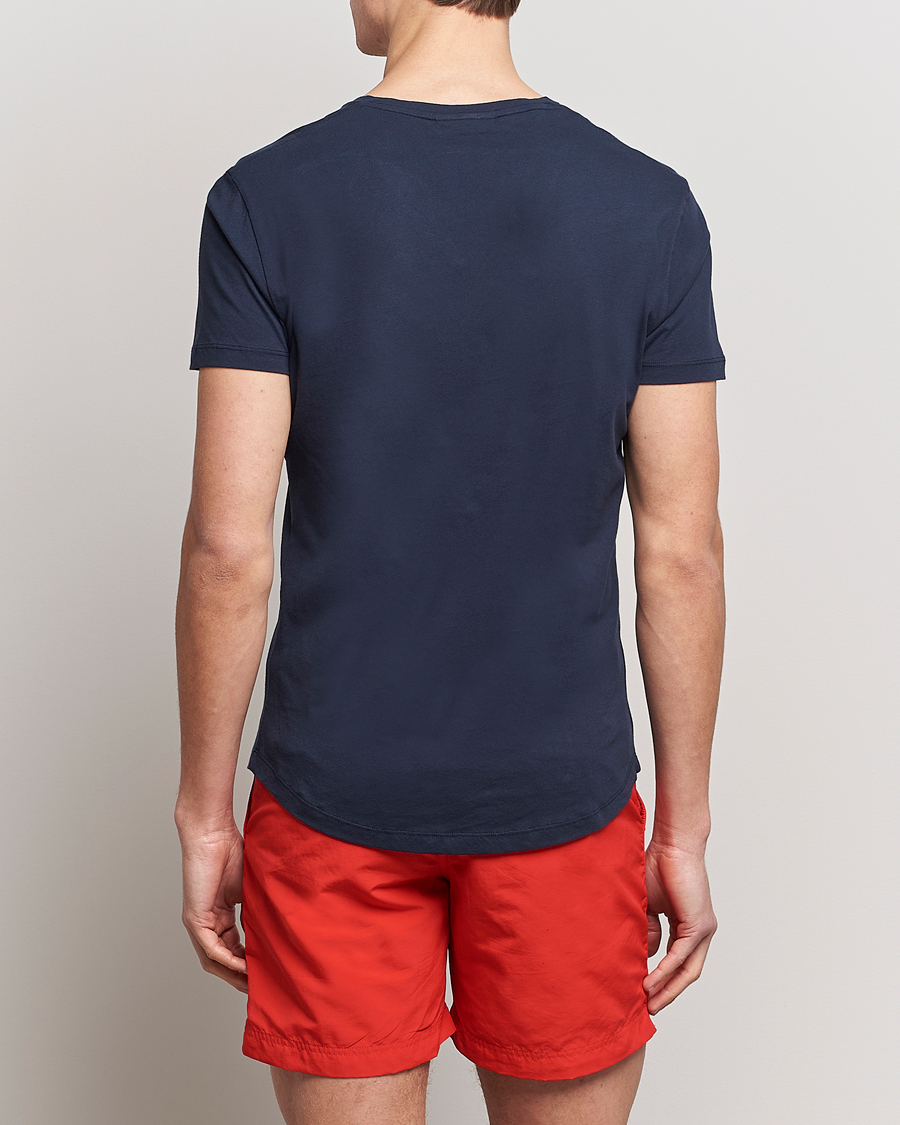 Mies | T-paidat | Orlebar Brown | OB V-Neck Tee Navy