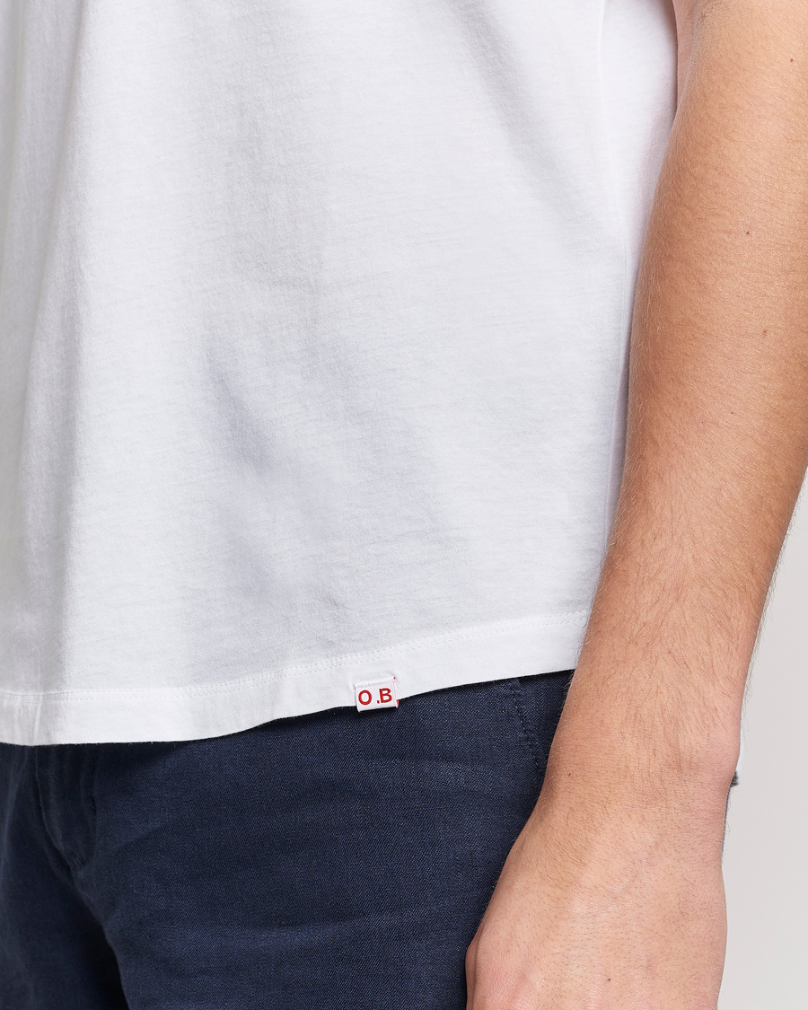Mies | T-paidat | Orlebar Brown | OB V-Neck Tee White